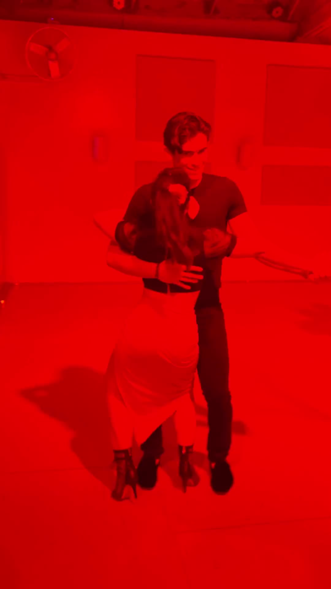 Private date night dance lesson in a Las Vegas hotel suite