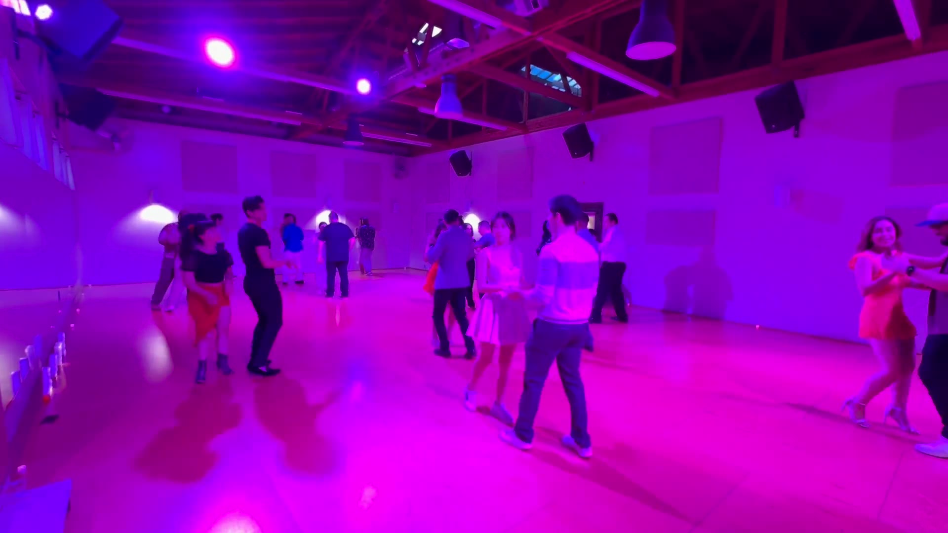 Bachelorette party dance class in a Las Vegas event space